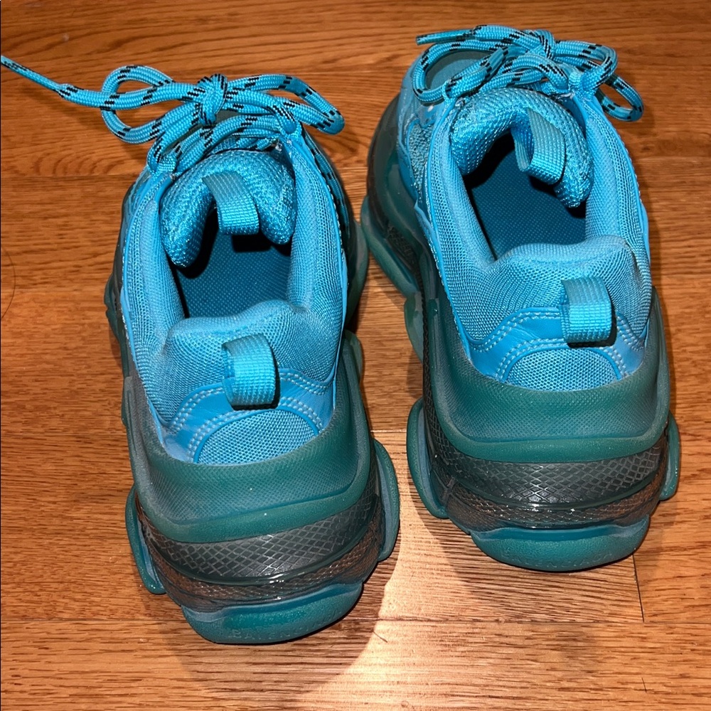 Balenciaga Triple S Sneakers - Teal - Picture 6 of 9